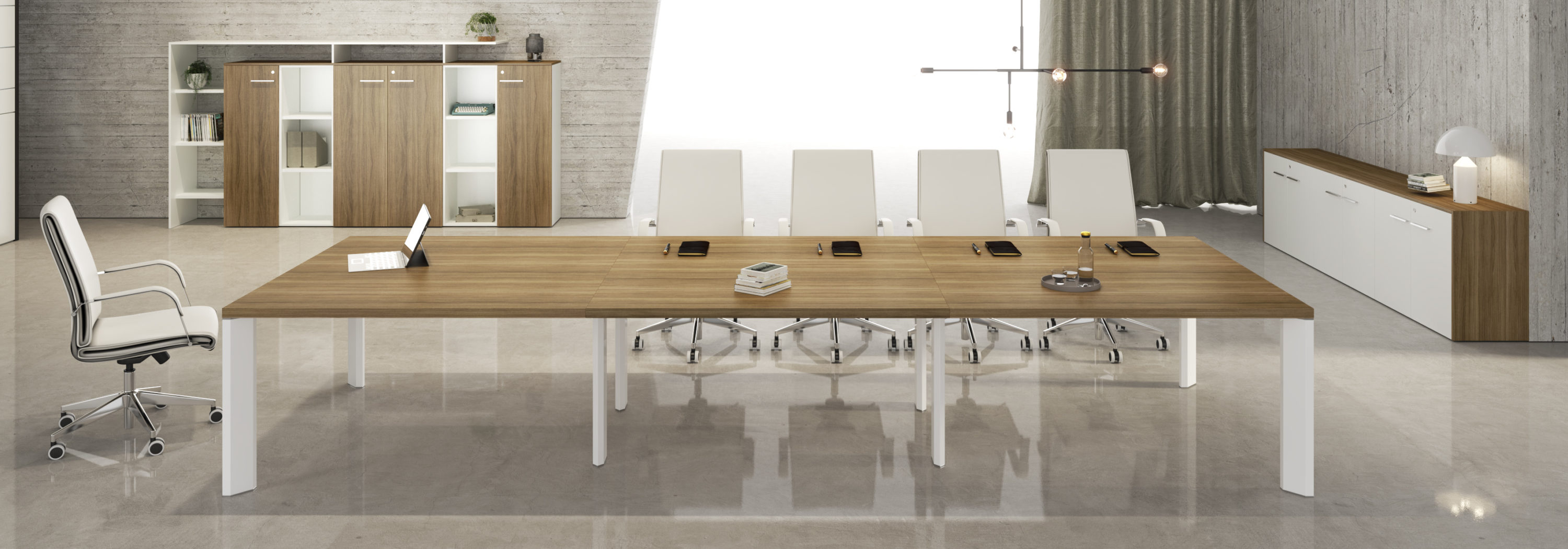 tavolo per riunione in legno